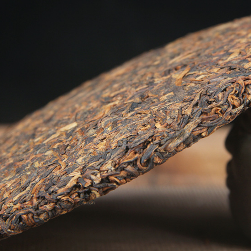 Spring Tea Royal Tribute Gold Cake 357g/12.59oz Natural Ripe Puerh Tea