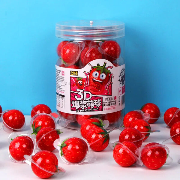 Gummy Balls Spherical Gummy Candy 30pcs Fruit Flavored 3D Eyeball