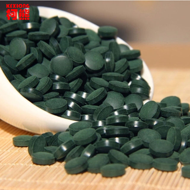 Grüne natürliche Spirulina Tee Tablette Anti-Müdigkeit Verbessern-Immun 250g