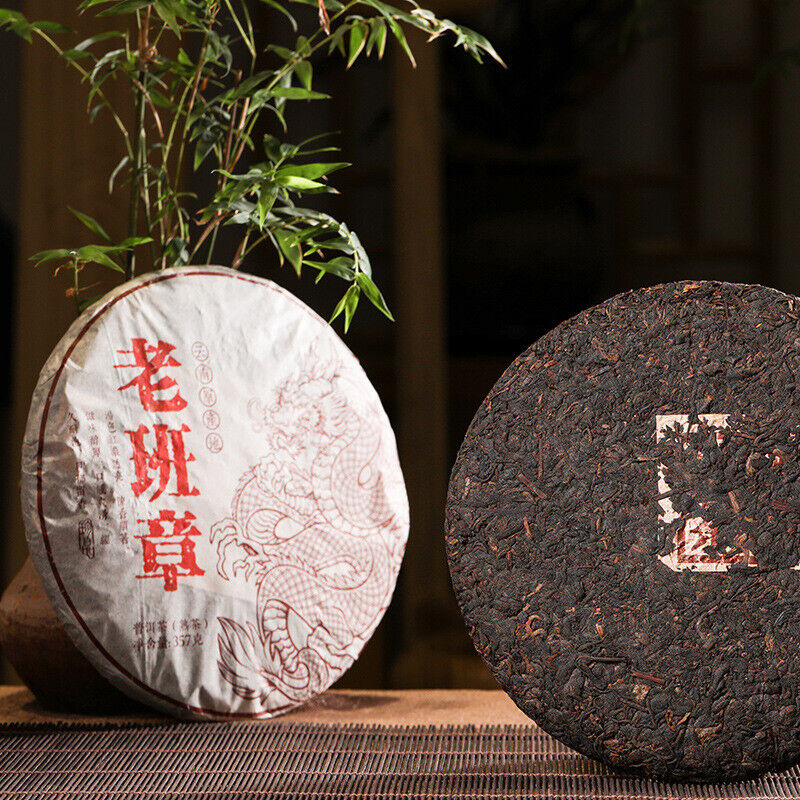 357g  Yunnan Menghai 2006 Old Tea Banzhang Pu'er Tea Cake Pu-erh Ripe Tea