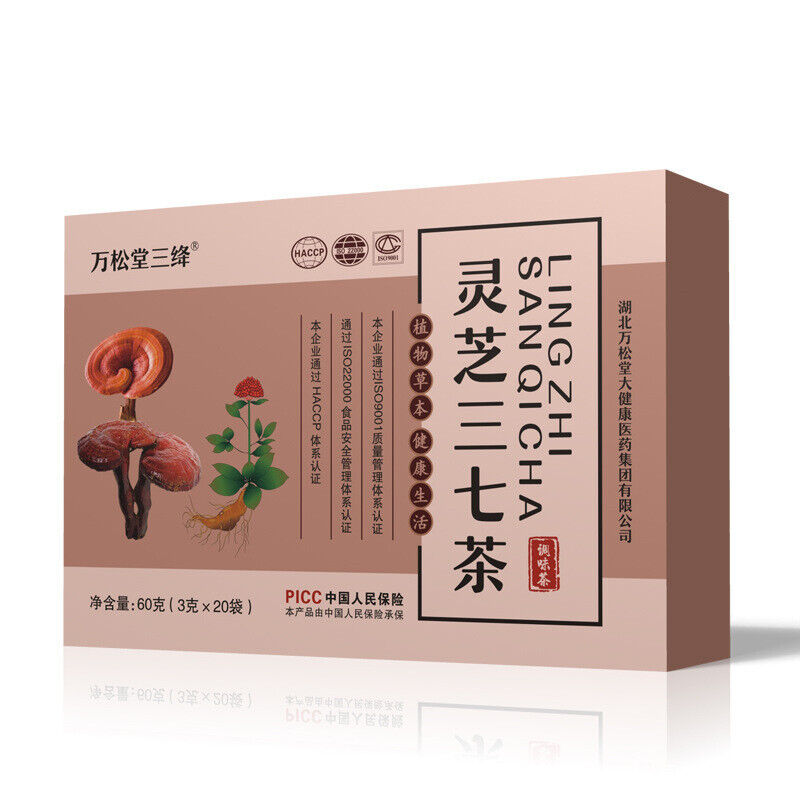 Ganoderma Lucidum Panax Ginseng Tea Chrysanthemum Sanqi Lingzhi Bag Tea 60g Main image