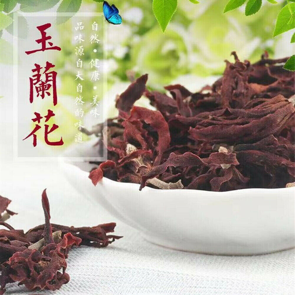 500g Magnolia Flower Yulan MICHLIA Herbal Tea Phlegm Cough Anti-allergy 白玉兰花黄角兰 Secondary image