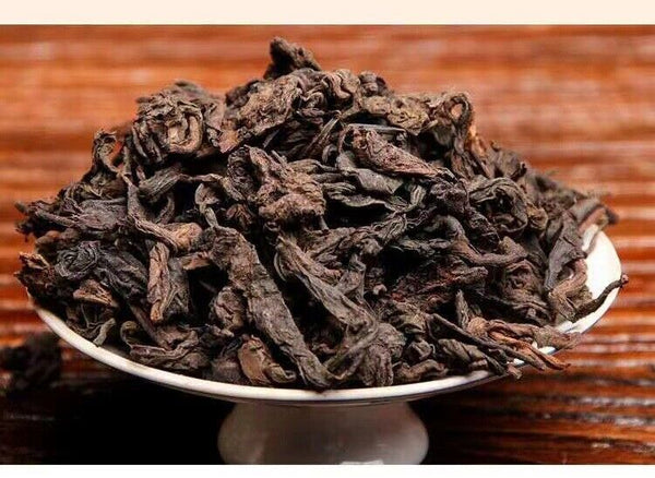 HelloYoung 500g Yunnan Pu'er tea ripe tea camphor pu'er tea loose tea big leaf seed ripe