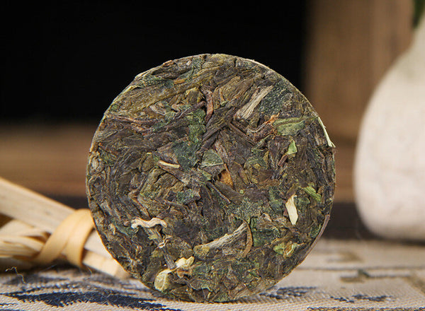 100g Raw Tea Mini Sticky Rice Pu-erh Tea Cakes Yunnan Strong Aroma