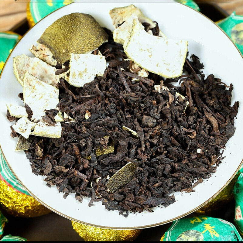 High Quality Tangerine Peel Pu-Erh Tea 500g Chinese Puerh Cooked Tea Black Tea Secondary image