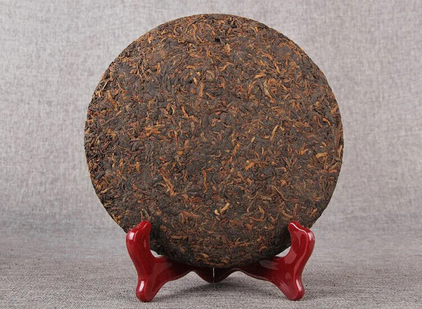 357g Yunnan Jinmai Pu Erh Tea Cake Aged Ripe Fermented Puer Tea Qi Zi Bing Cha