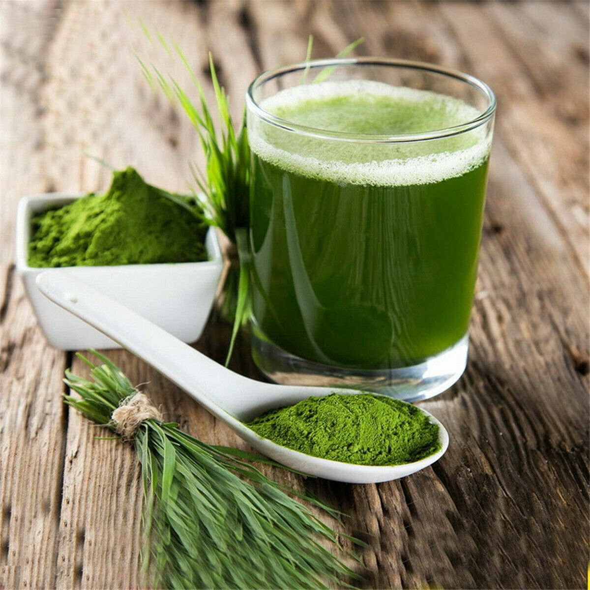 HelloYoung Premium Pure Barley Grass Powder Organic Juice Certified Bio Natural Super Food Main image
