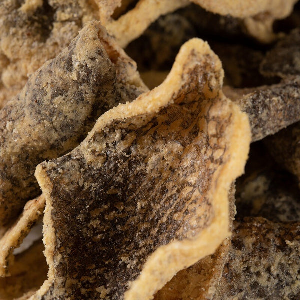 Egg Yolk Fish Skin Crispy Cod Skin Seafood Snacks Instant Dried Fish Specialty