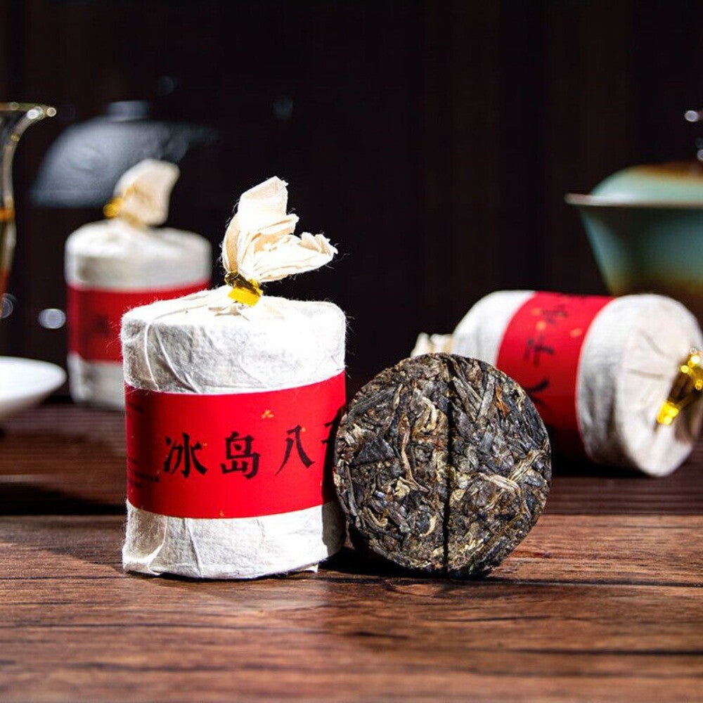 Ancient Tree Ice Island Pu-erh Tea Iced Sugar Sweet 8-Tile Cake Handmade Secondary image