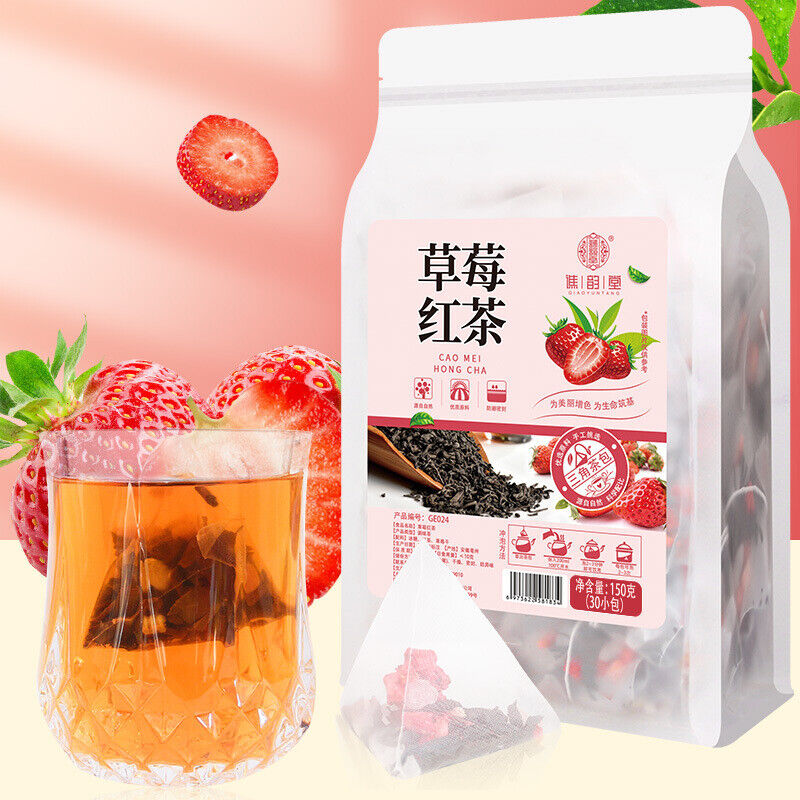 Strawberry Black Tea Herbal Tea 150g Secondary image