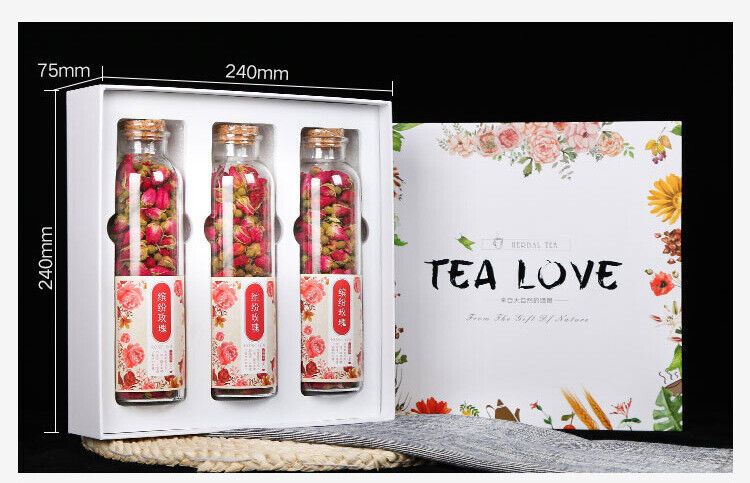 HelloYoung 150G Rose tea, osmanthus box, flower fruit tea, gift box, flower tea