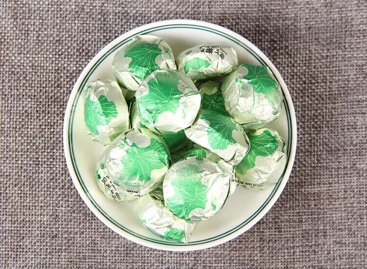 Yunnan Lotus Leaf Pu'er Ripe Tea 500g Scented Tea Xiaotuo Tea Herbal Tea