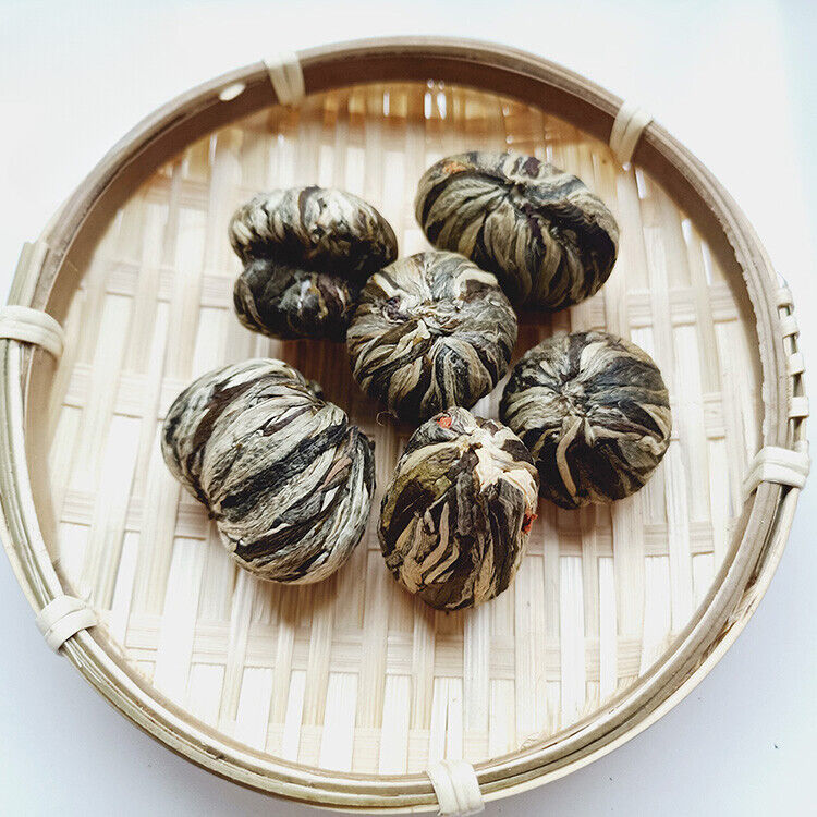 Handcrafted Art Mini Flowering White Tea Herbal Flower Blooming Tea Balls 20pcs Secondary image