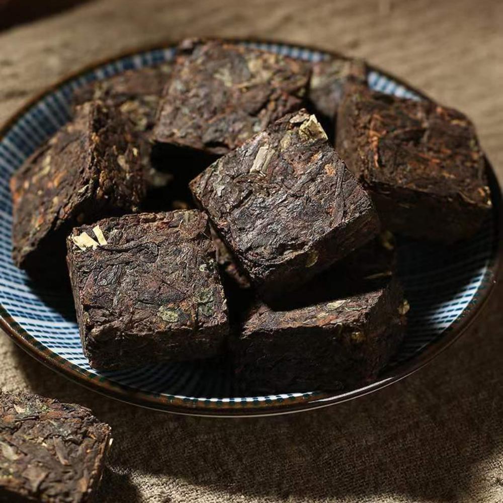 500g Premium Mini Tea Brick Aged Glutinous Rice Fragrant Ripe Pu'er Xiaotuo Tea
