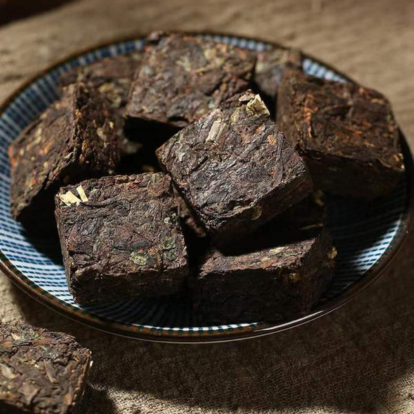 500g Premium Mini Tea Brick Aged Glutinous Rice Fragrant Ripe Pu'er Xiaotuo Tea