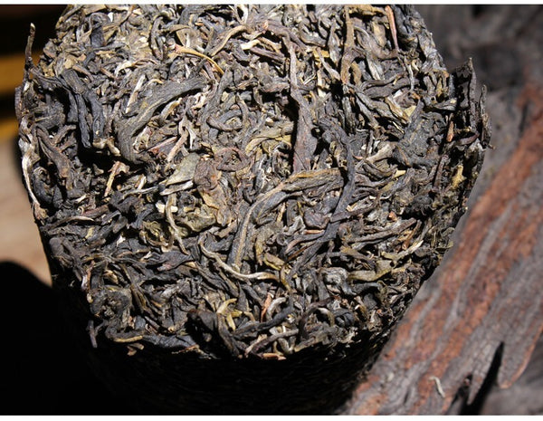 Menghu Song Da Shu Tea Puerh Tea Bamboo Tea Naka Puerh Tea Pillar 600g