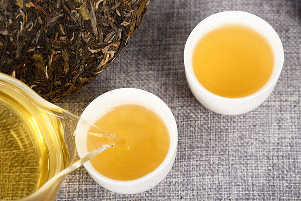 HelloYoung Yunnan Tea Puerh Raw Tea Cake 357g/cake High Mountain Ancient Tree Raw Tea Cake