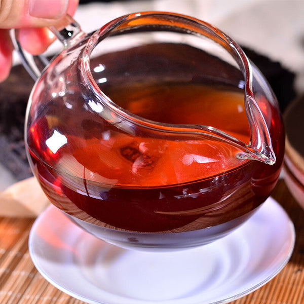 HelloYoung Yunnan Pu'er Ripe Tea Brick Old Pu'er Old Tea Brick 250g Ripe Tea Brick