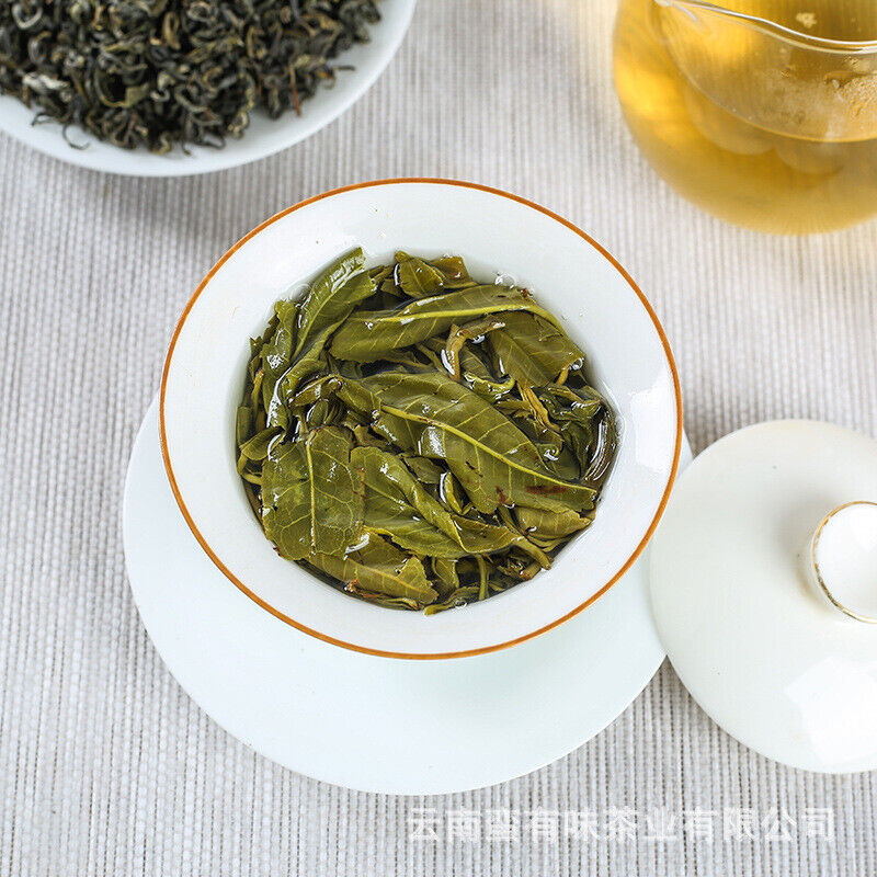 HelloYoung 500g Yunnan Yunnan green early spring big leaf green tea back to the cage tea
