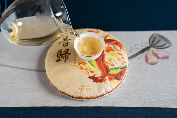HelloYoung 357g Xigui First Spring Pu'er Raw Tea Yunnan Ancient Pu'er Seven Seed Cake Tea