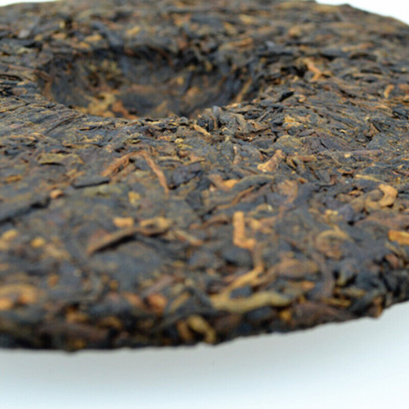 HelloYoung Gift Tea Premium Puerh Cooked Tea Cake 357g Menghai Big Tree Organic Black Tea