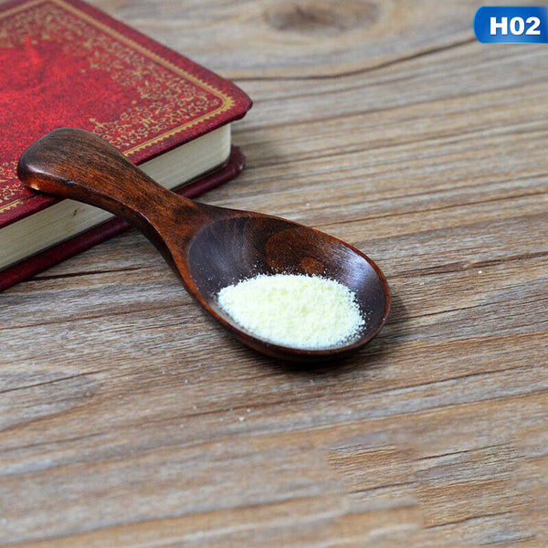 Spoon Small Wooden Spoon Tea Honey Coffee Scoop Sugar Spoon Scoop Kitchen Spoon
