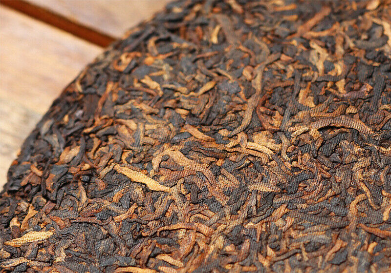 357g Yunnan Pu'er Tea Palace Tea Cake Menghai Mature Cake Old Tea Qizi Cake