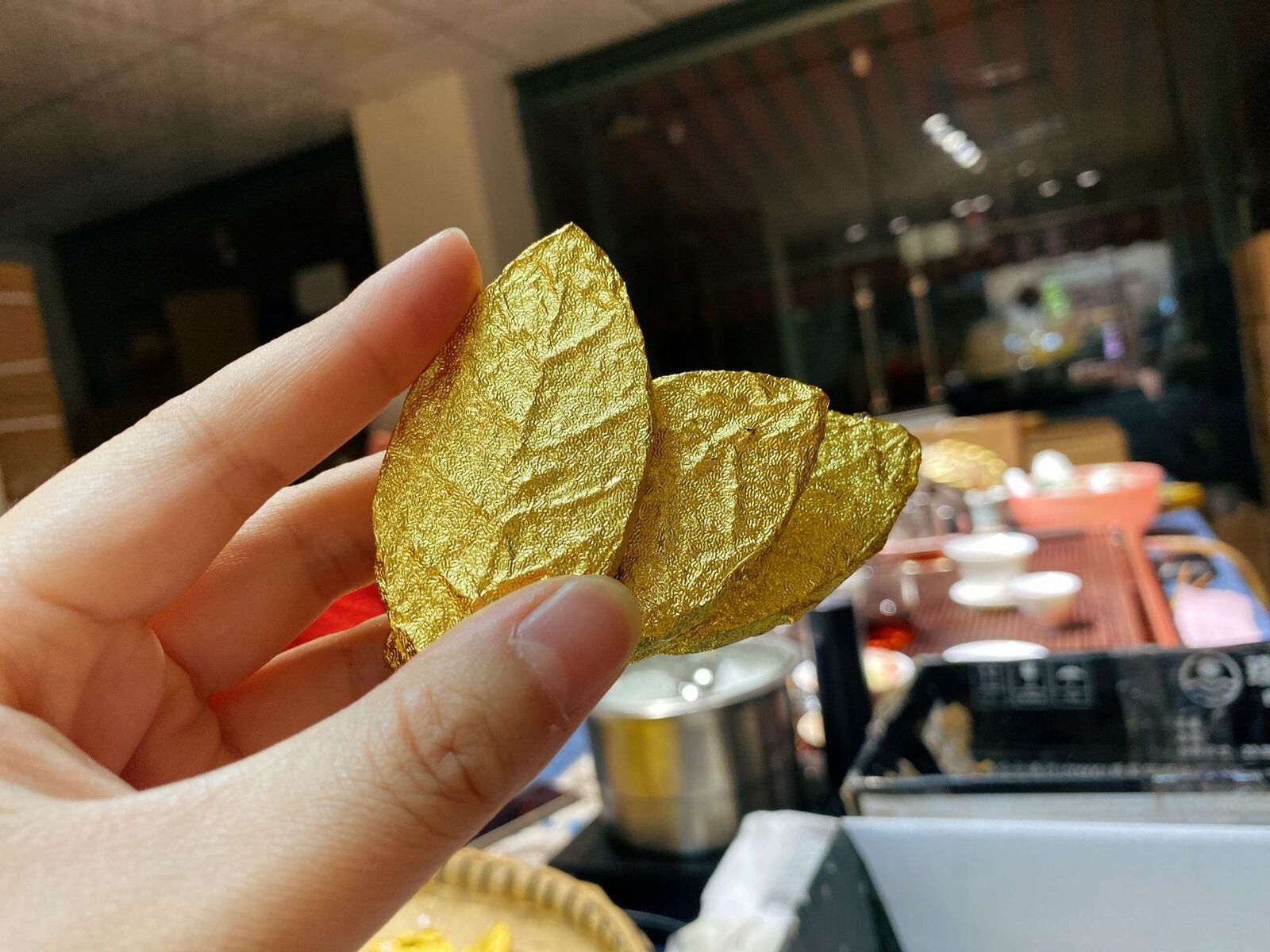 HelloYoung 500g Golden Leaf Pu-erh Raw Tea Menghai Big Tree Golden Leaf Tea