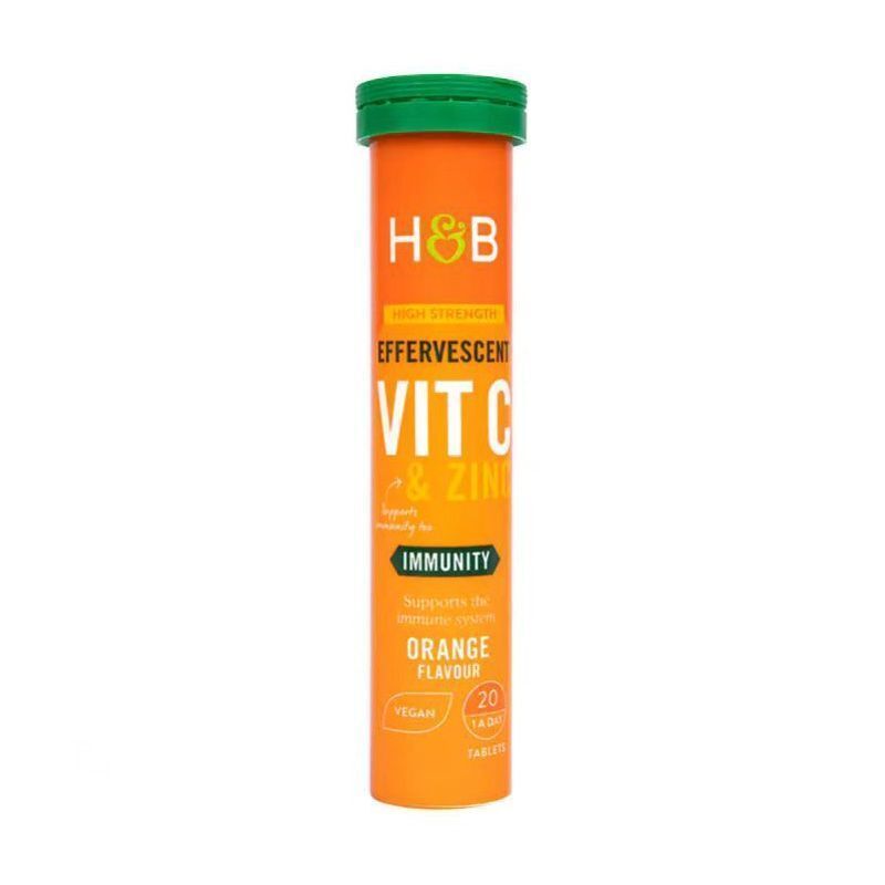 Herbert Vitamin C with Zinc Effervescent Tablets Supplementing VC Nutrition Secondary image