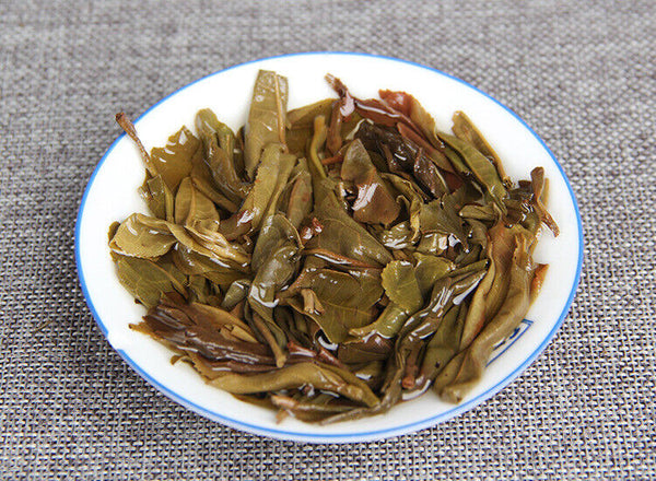 357g Pu-Erh Tea Pressing Process Classical Raw Pu'er Tea Cake Puerh Green Tea