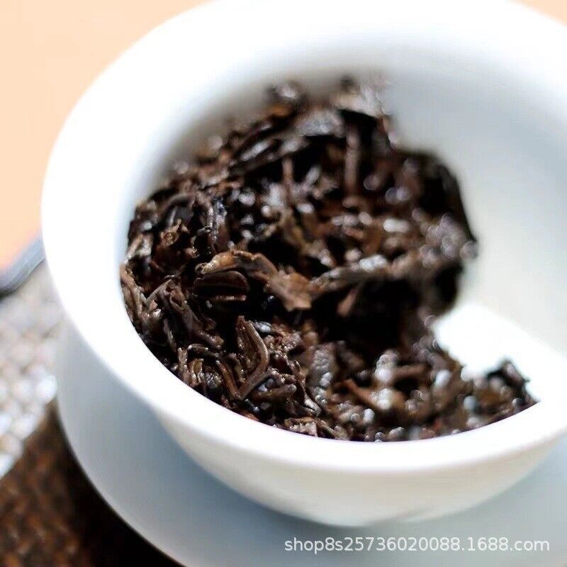 HelloYoung Yunnan Tea Camphor Flavor Fragrance Ripe Tea Ancient Puerh Tea 357g Cake Tea