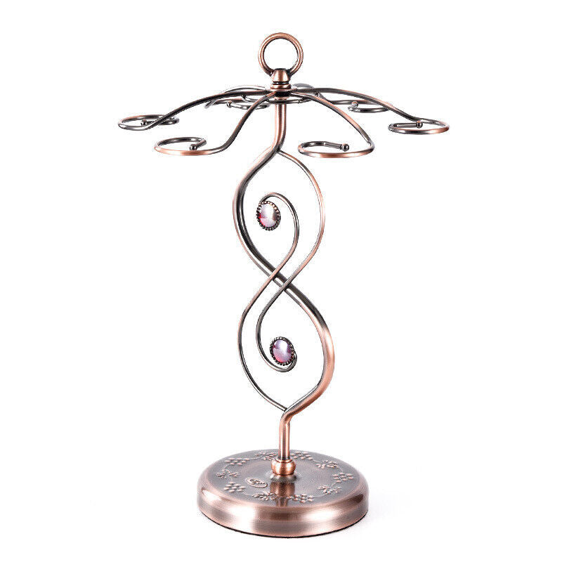 Red Wine Rack Standing with 6 Hooks Kitchen Decor New Nordic Style Goblet Holder
