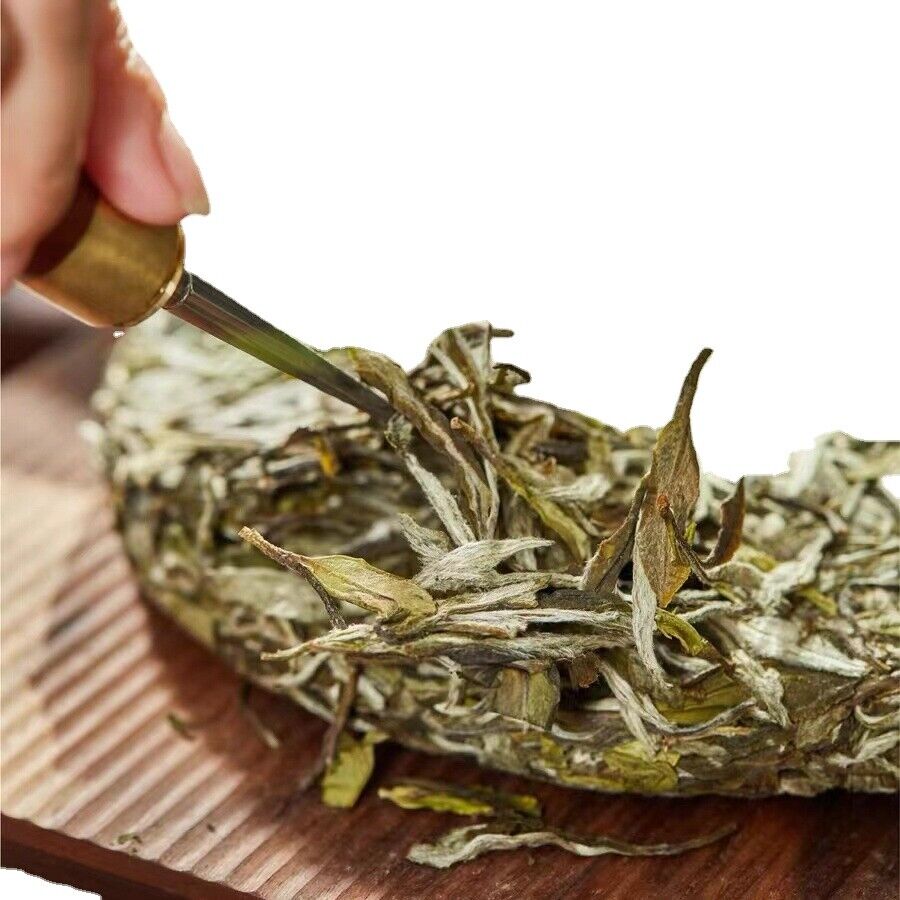 HelloYoung 100g Fuding High Mountain Sunlight White Tea White Peony Tea Cake Floral Aroma Secondary image