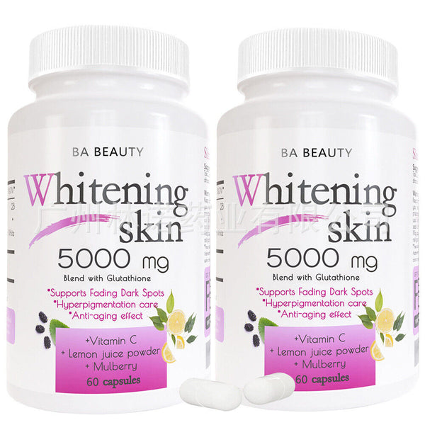 Whitening Skin 5000mg capsule|L-GLUTATHIONE PILLS-60/120caps