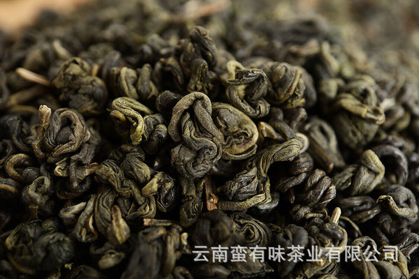 HelloYoung 500g bag Yunnan Yunnan Green Tea Puerh Tea Bi Luo Chun One bud and two leaves