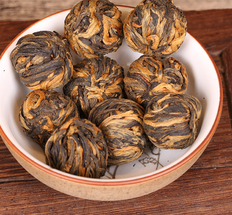 Handmade Dianhong Black Tea,Small gold ball,Protect stomach,Diuretic lower BP Main image