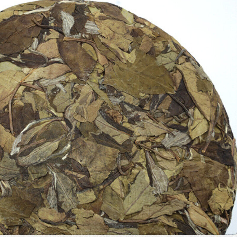 HelloYoung Floral Fragrance Tea Healthy Drink 300g Fuding White Tea Cake Shoumei Green Tea