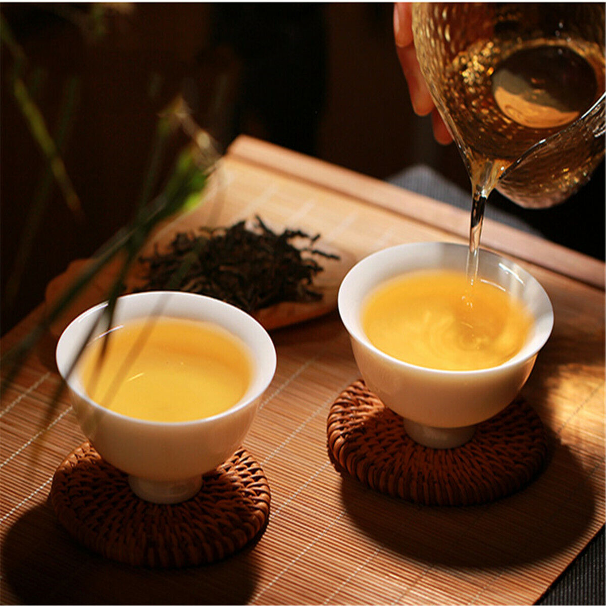 HelloYoung Cha Pu-Erh Tea Green Tea with Box Xiaguan Golden Silk TuoCha Puer Shen Puer 100g Main image