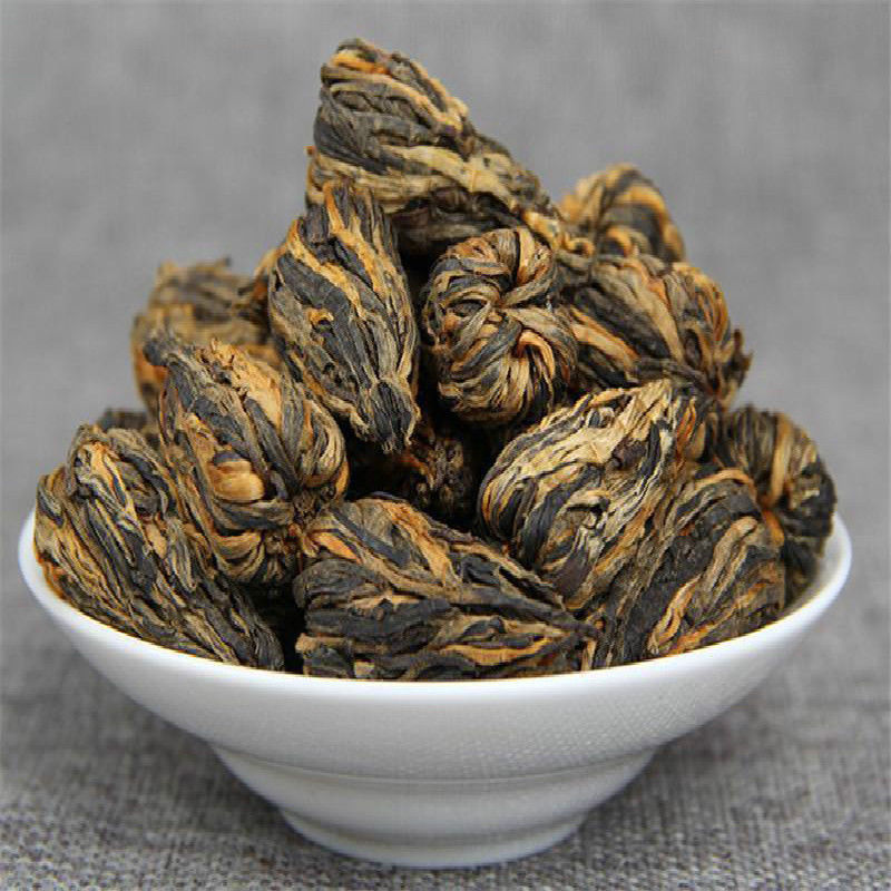 HelloYoung60g Yunnan Dianhong Black Tea Small Pagoda Pu-erh Tea Canned Handmade Black Tea Main image