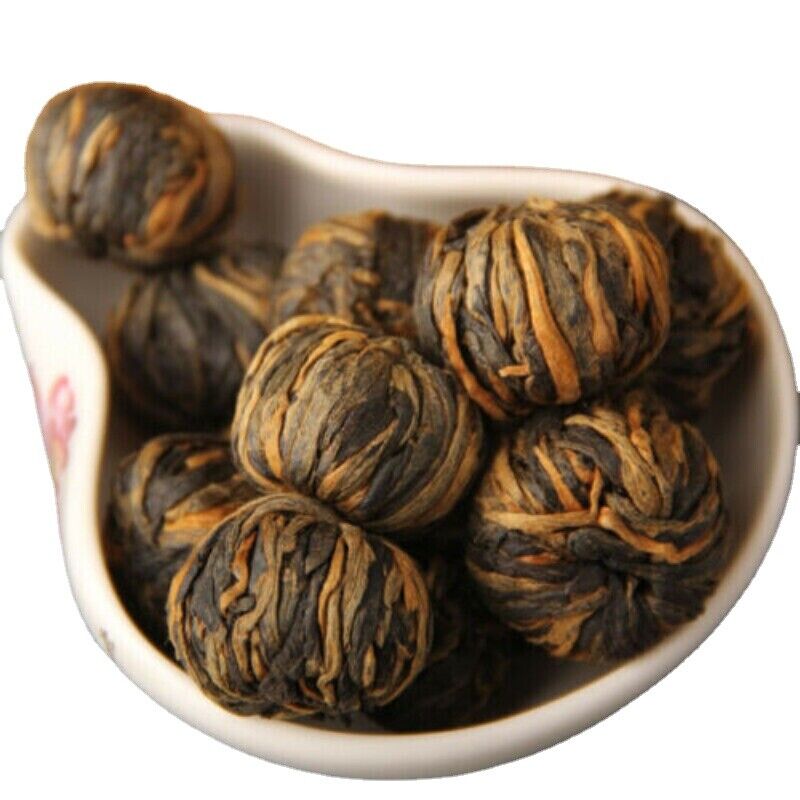 HelloYoung 100g/250g/500g China Yunnan Dianhong Dragon Pearl Dian Hong Black Tea Gold Pearl Main image