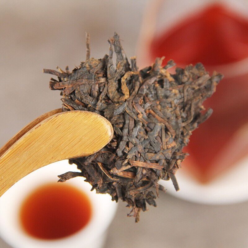 HelloYoung 1000g Pu'er Ripe Tea Brick Yunnan Ancient Tree Pu'er Tea Organic Old Terrier Tea