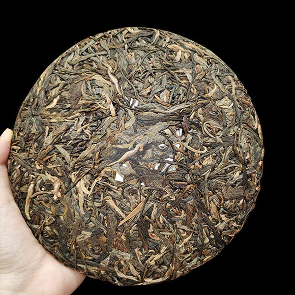 HelloYoung 357g Yunnan Pu'er Tea Cake Sleeping Deer Mountain Ancient Pu'er Spring Raw Tea