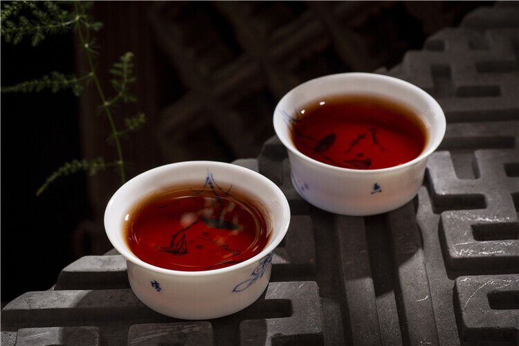 HelloYoung 250g Yunnan Pu'er Tea Brick Brown Mountain Arbor Menghai Big Leaf Spring Tea