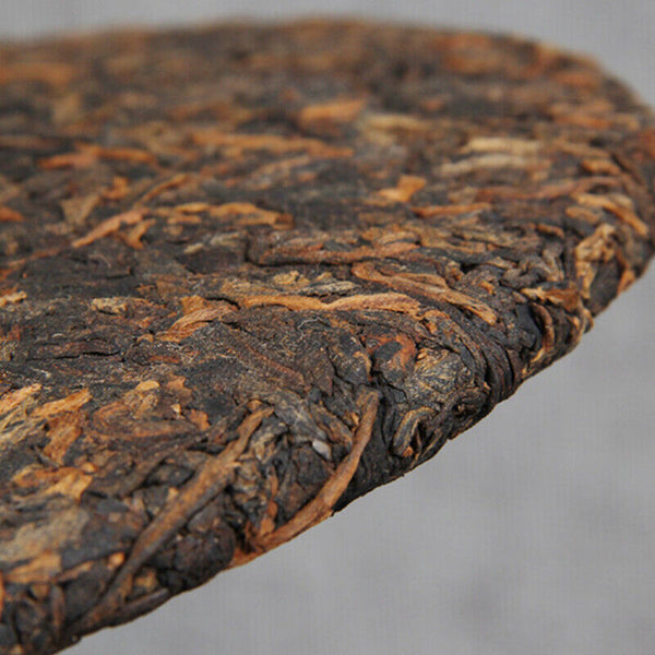 357g/12.59oz Black Tea Golden Bud Ripe Tea Premium Big Leaf Pu'er Tea Cake