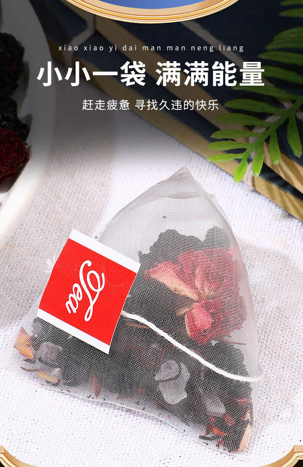 Mulberry Rose Roselle Tea Summer Flower and Fruit Tea  Goddess Plain Tea