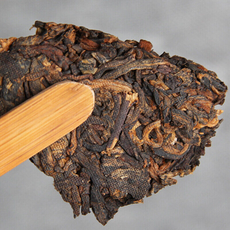 357g/12.59oz Black Tea Golden Bud Ripe Tea Premium Big Leaf Pu'er Tea Cake Secondary image