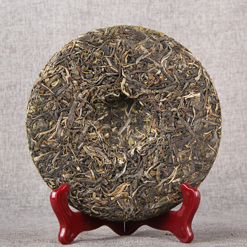 HelloYoung 357g  Ancient Tree Pu-erh Tea Natural Pu'er Green Tea Cake Pure Handmade Secondary image