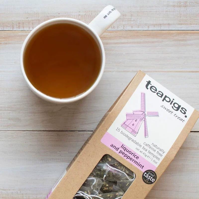 15 Three-dimensional Tea Bags Boxed Tea Leaves Teapigs Mint Licorice Tea Bags Main image