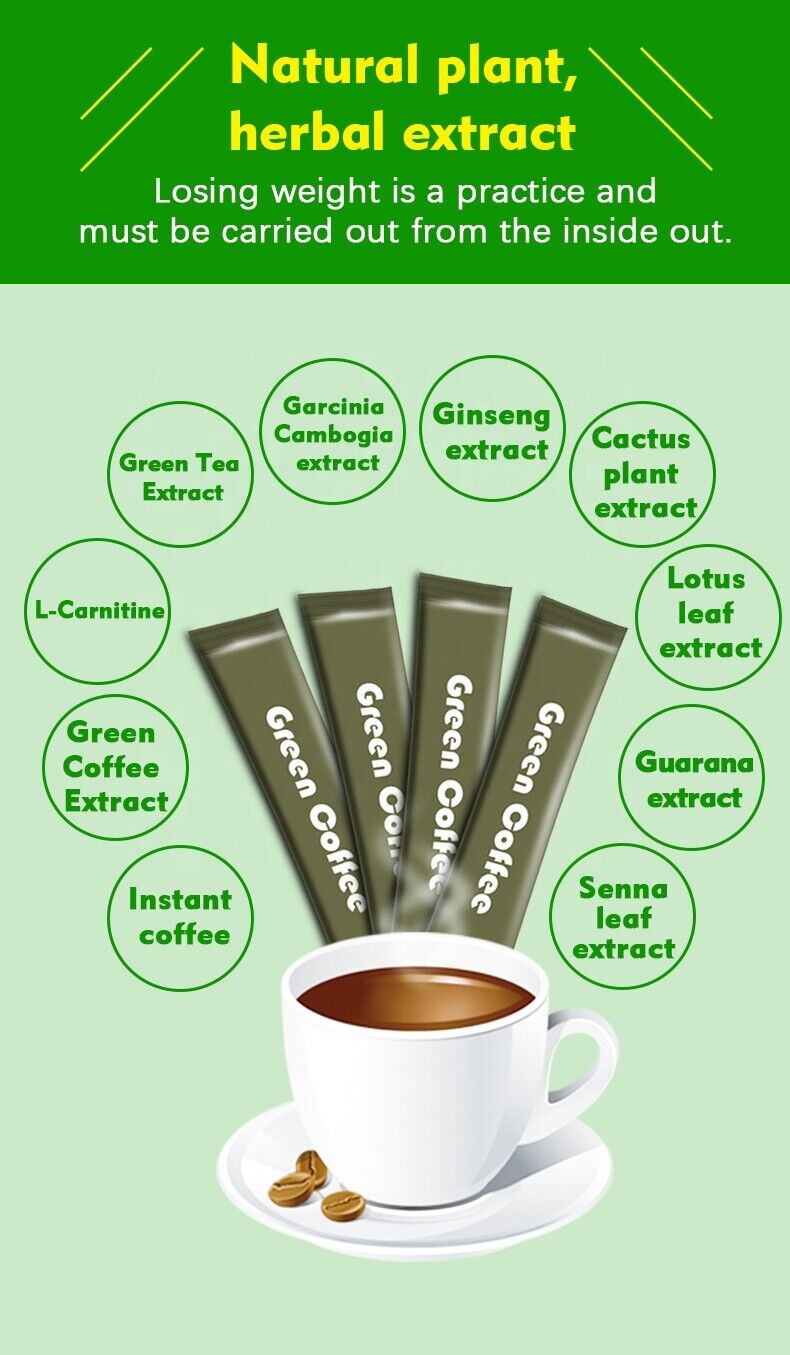 Green Coffee Weight Loss Instant Coffee Diet Shake Fat Burner Meal