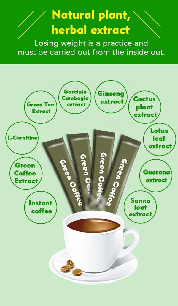 Green Coffee Weight Loss Instant Coffee Diet Shake Fat Burner Meal